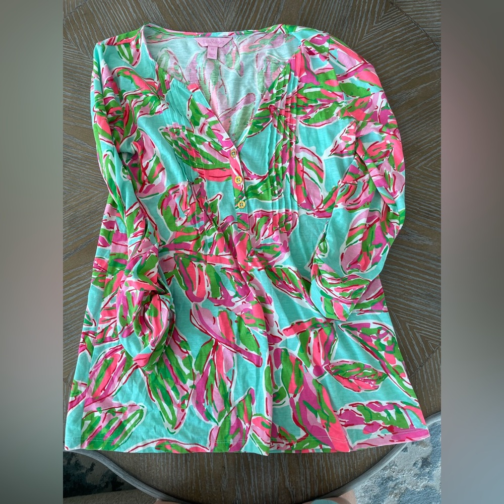 Lilly Pulitzer 3/4 Sleeve Top